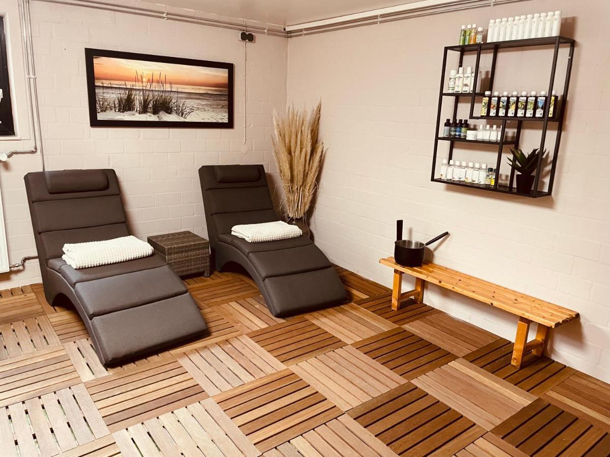 Stylisches Modernes Apartment, Sauna Und Wellness Top Lage Lubbecke Eksteriør bilde
